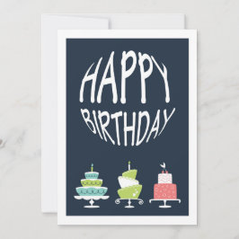 Festiva Tarjeta de cumpleaños feliz