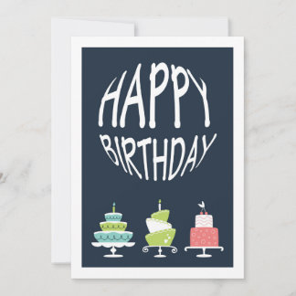 Festiva Tarjeta de cumpleaños feliz