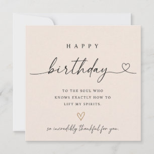 Festiva Tarjeta de cumpleaños feliz, con un mensaje expres