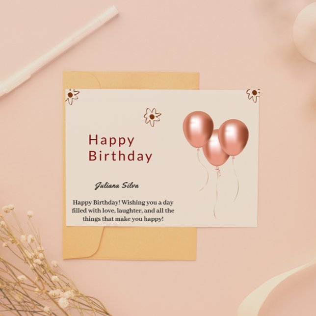 Festiva Tarjeta de cumpleaños feliz imprimible (Printable Happy Birthday Card)
