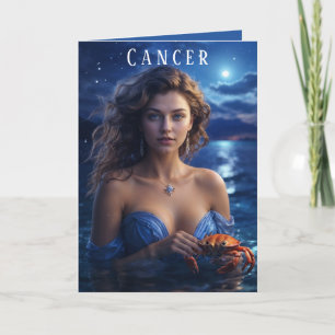 Festiva Tarjeta de cumpleaños femenina contra el cáncer