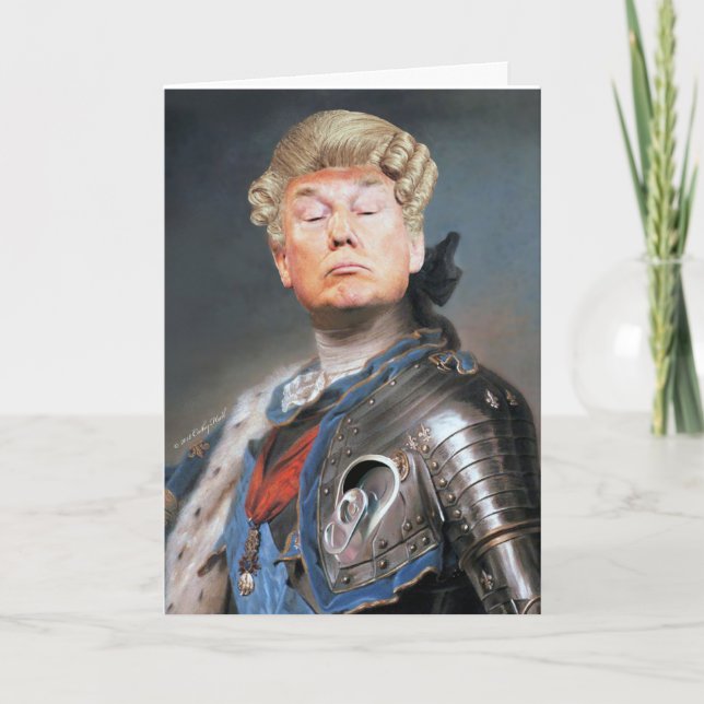 Festiva Tarjeta de cumpleaños Hell Toupée (Anverso)