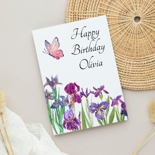 Festiva Tarjeta de cumpleaños Iris Pumila