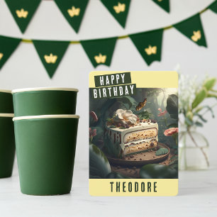 Festiva Tarjeta de cumpleaños Jungle