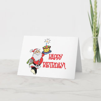 Festiva Tarjeta de cumpleaños para navidades