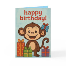 Tarjeta de cumpleaños para niños