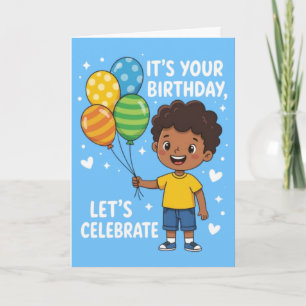Festiva Tarjeta de cumpleaños para TI