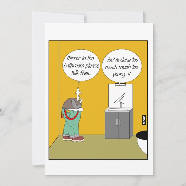 Festiva Tarjeta de cumpleaños para un viejo fan de Skinhea (Anverso)