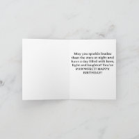 Tarjeta de cumpleaños personalizada, Caniche Toy R