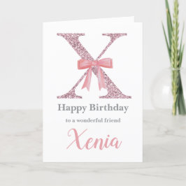Festiva Tarjeta de cumpleaños personalizada para ella - Ca
