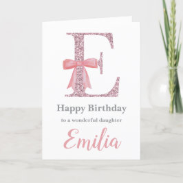 Festiva Tarjeta de cumpleaños personalizada para ella - Ca