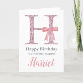 Festiva Tarjeta de cumpleaños personalizada para ella - Ca