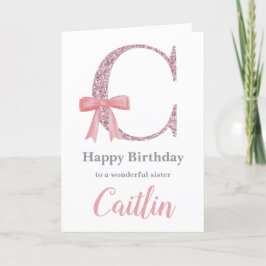 Festiva Tarjeta de cumpleaños personalizada para ella - Ca