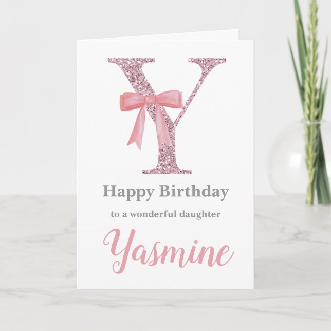 Festiva Tarjeta de cumpleaños personalizada para ella - Ca (Anverso)