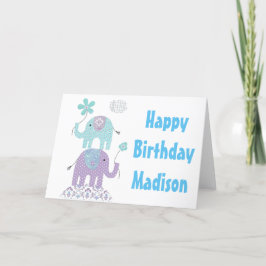 Festiva Tarjeta de Cumpleaños Personalizada - ¡Poniéndose 