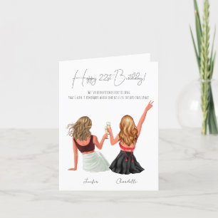 Festiva Tarjeta de cumpleaños simple personalizada para el