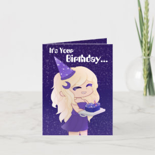 Festiva Tarjeta de cumpleaños temática para personalizado