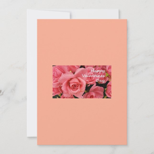 Festiva Tarjeta de Cumplimiento del Día de San Valentín (Anverso)