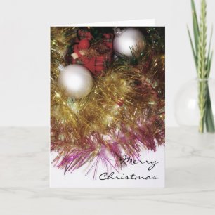 Festiva Tarjeta de decoración de navidades