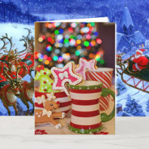 Tarjeta De Deseos Cálidos Para Vacaciones De Negoc