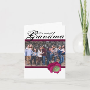 Festiva Tarjeta de Día de la Madre Violeta Pansy para la A