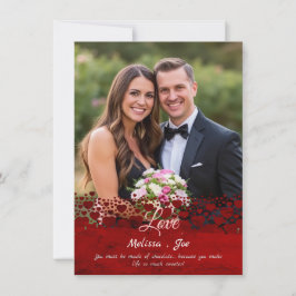 Festiva Tarjeta de Día de San Valentín de fotos personaliz