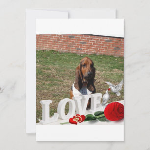 Festiva Tarjeta de día de San Valentín del enlace base