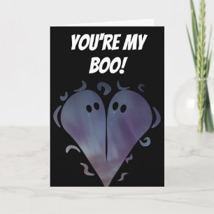 Festiva Tarjeta de Día de San Valentín Ghost Cute