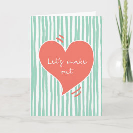 Festiva Tarjeta de día de San Valentín, hagamos la carta