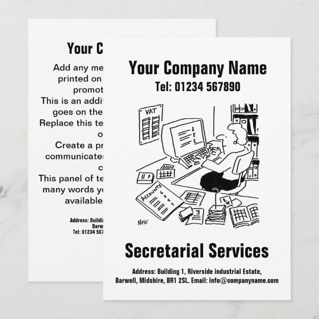 Festiva Tarjeta de diseño de Personalizado de servicios de (Anverso / Reverso)