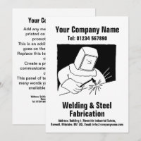 Tarjeta de diseño Personalizado de soldadura y fab