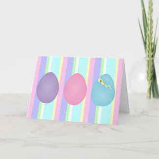 Festiva Tarjeta de Eggs de Pascua