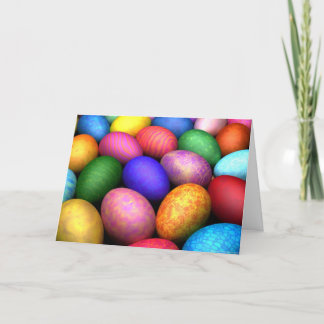 Festiva Tarjeta de Eggs de Pascua