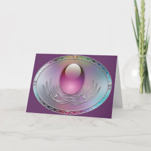 Festiva Tarjeta de Eggs de Pascua