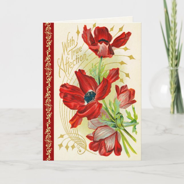 Festiva Tarjeta de El día de San Valentín de amigo victori (Anverso)