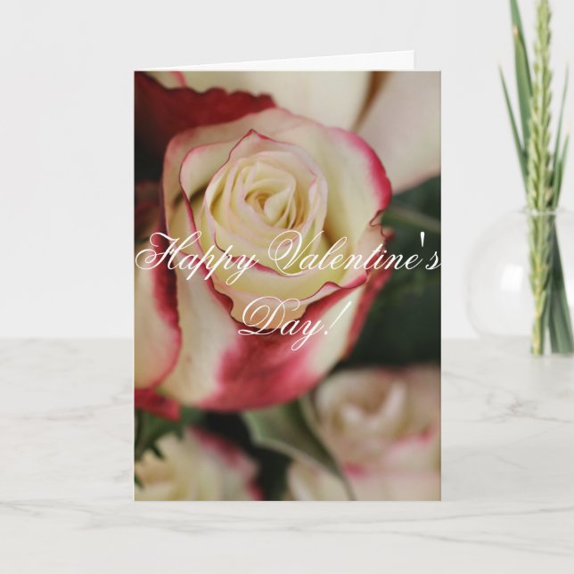 Festiva Tarjeta de el día de San Valentín de amor (Anverso)