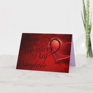 Festiva Tarjeta de El día de San Valentín de hija