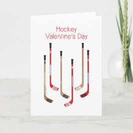 Festiva Tarjeta de El día de San Valentín de hockey - Huel