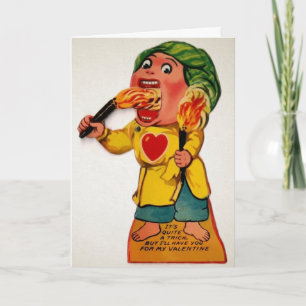Festiva Tarjeta de El día de San Valentín de incendios de