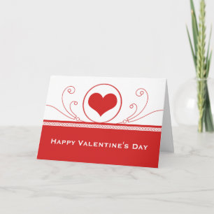 Festiva Tarjeta de El día de San Valentín de Mod Heart Swi