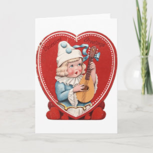 Festiva Tarjeta de El día de San Valentín de músico de Vic