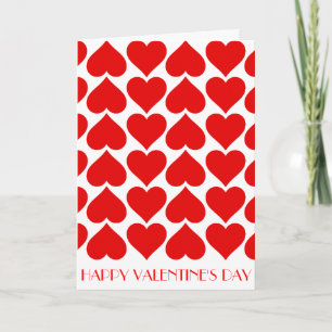 Festiva Tarjeta de El día de San Valentín de patrones de c