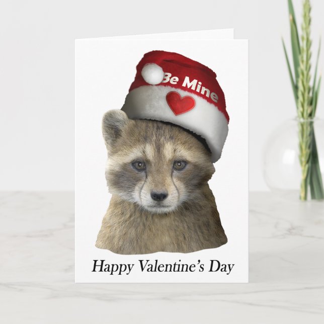 Festiva Tarjeta de El día de San Valentín de raqueta con c (Anverso)