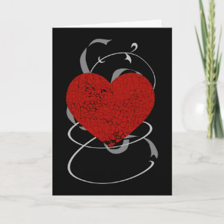 Festiva Tarjeta de El día de San Valentín gótica