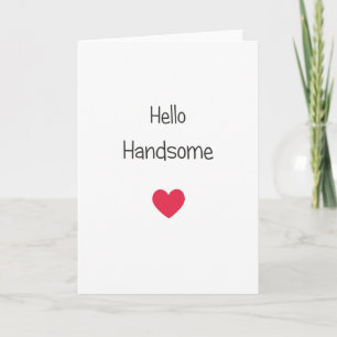 Festiva Tarjeta de El día de San Valentín guapa para novio