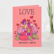 Tarjeta de El día de San Valentín LGBTQ Love Witho
