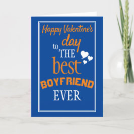 Festiva Tarjeta de El día de San Valentín para el mejor no