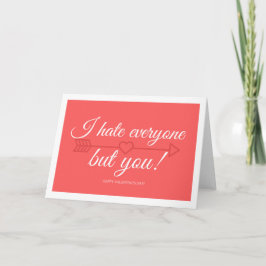 Festiva Tarjeta de el día de San Valentín para Introverts