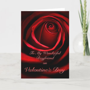 Festiva Tarjeta de el día de San Valentín para su novio