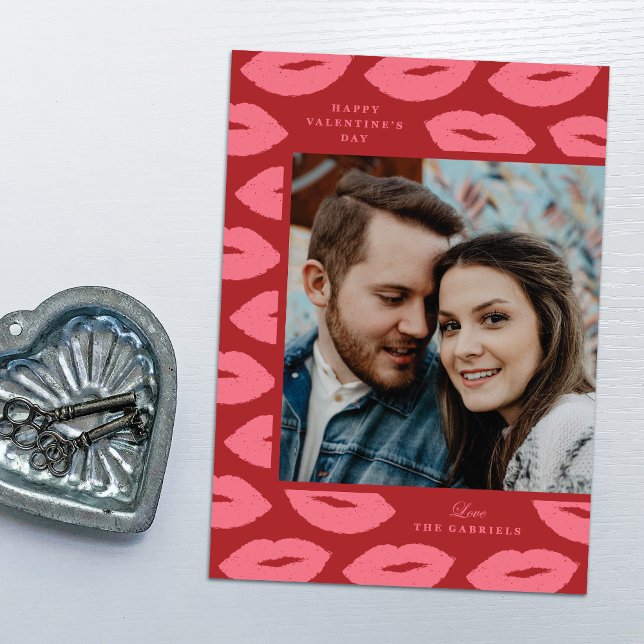 Festiva Tarjeta de El día de San Valentín plana moderna Ki (Subido por el creador)